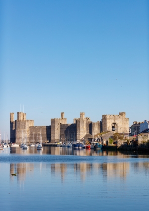 Caernarfon Castle - click to enlarge Caernarfon Castle