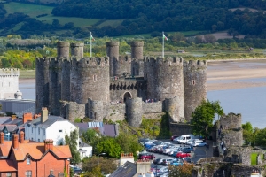 Conwy Castle - click to enlarge Conwy Castle